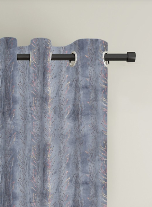Aura Rose | 2 Pieces Velvet out Door Curtains