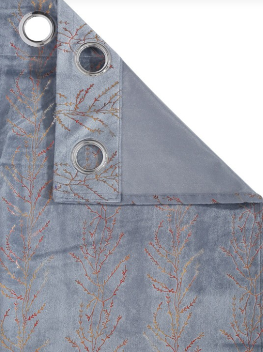 Aura Rose | 2 Pieces Velvet out Door Curtains