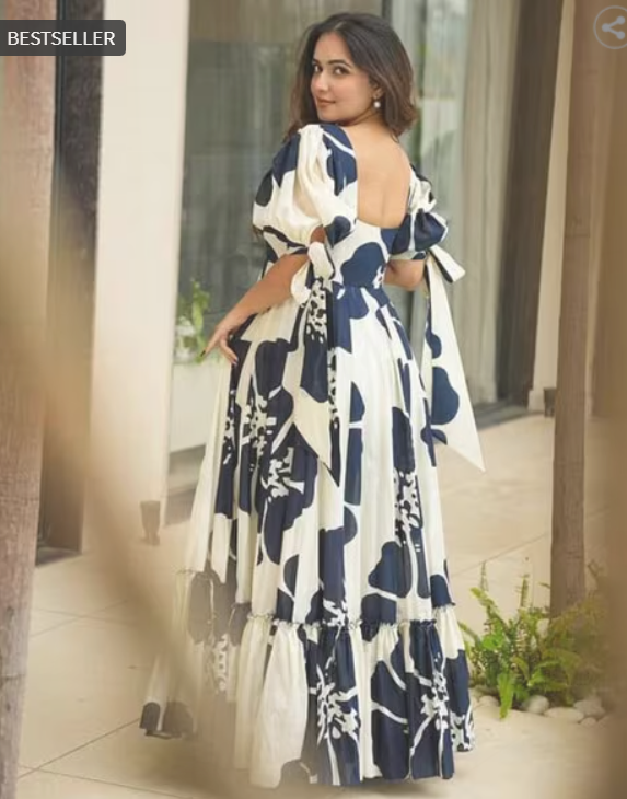 NYRIKA Women Gown Dress