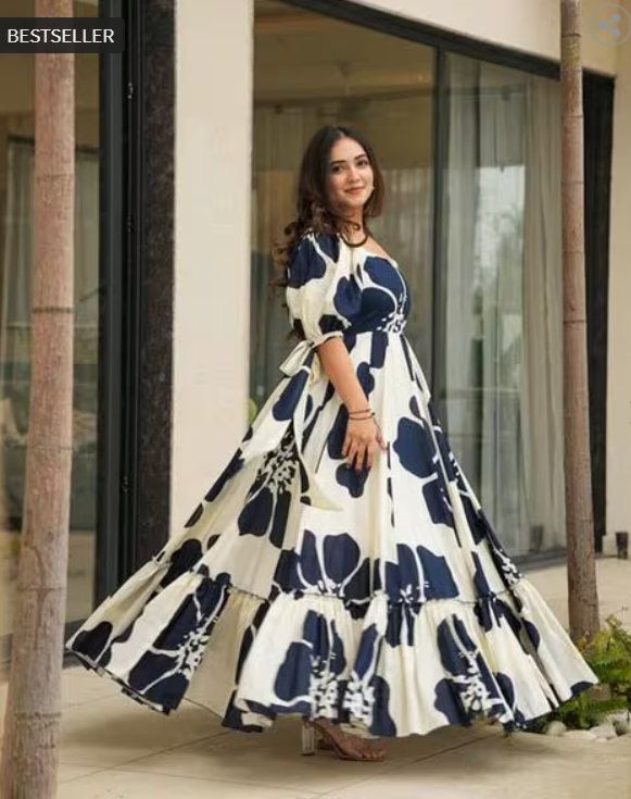 NYRIKA Women Gown Dress