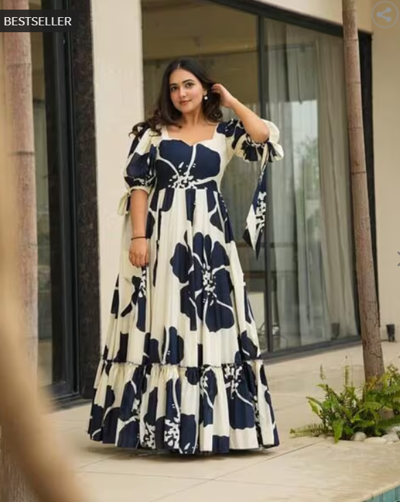 NYRIKA Women Gown Dress