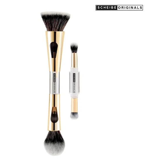 Scheibe Originals 4 in 1 Travel Makeup Brush  (Pack of 4)