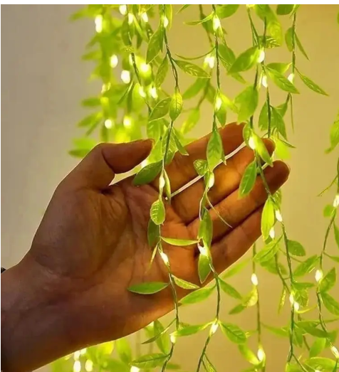 PRIMERISE 200 LEDs 3 m Yellow Flickering, Steady String Rice Lights  (Pack of 1)