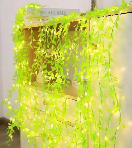 PRIMERISE 200 LEDs 3 m Yellow Flickering, Steady String Rice Lights  (Pack of 1)