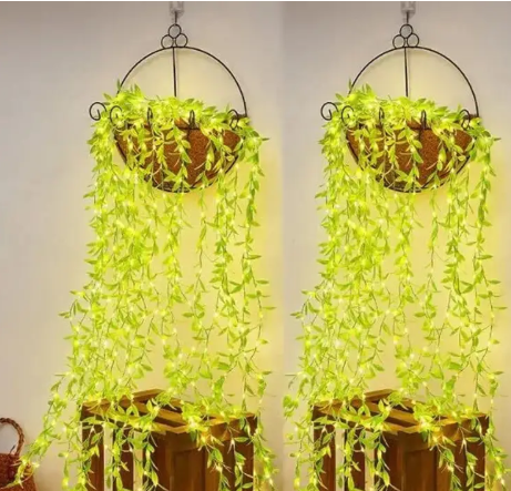 PRIMERISE 200 LEDs 3 m Yellow Flickering, Steady String Rice Lights  (Pack of 1)