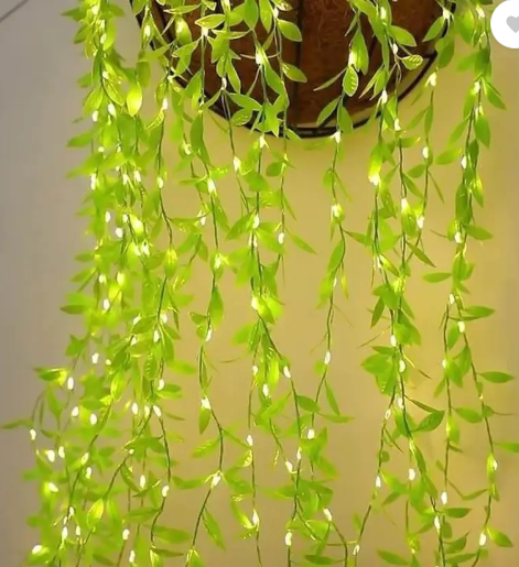 PRIMERISE 200 LEDs 3 m Yellow Flickering, Steady String Rice Lights  (Pack of 1)