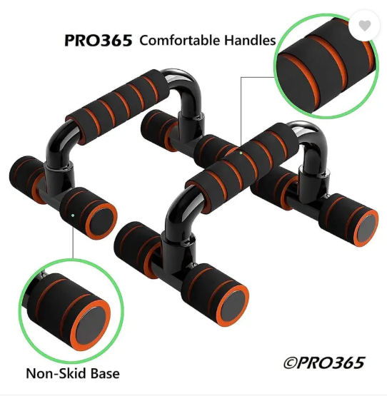 PRO365 Combo Of Double TT, Pushup Bar, Toning Tube and Abdominal Wheel for Ab exerciser Fitness Accessory Kit Kit