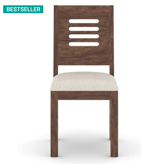 Allie Wood Rosewood (Sheesham) Solid Wood Dining Chair  (Set of 2, Finish Color - Provincial Teak)