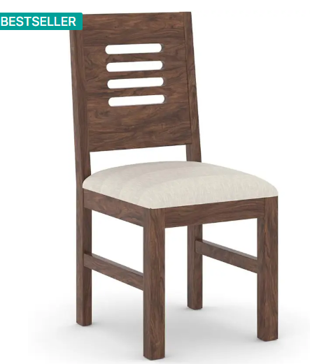 Allie Wood Rosewood (Sheesham) Solid Wood Dining Chair  (Set of 2, Finish Color - Provincial Teak)