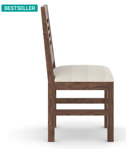 Allie Wood Rosewood (Sheesham) Solid Wood Dining Chair  (Set of 2, Finish Color - Provincial Teak)