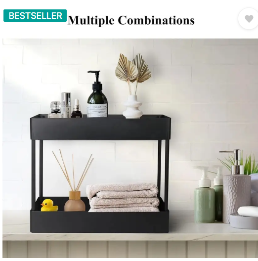 ADA Slim 4-Layer Rolling Storage Rack with Wheels Kitchen Storage Organizer Trolley Plastic Kitchen Trolley  (DIY(Do-It-Yourself))