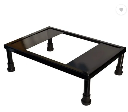 Rodiron rodiron microwave & oven stand stylish and heavy body (iron)(black) Cast Iron Kitchen Trolley  (DIY(Do-It-Yourself))