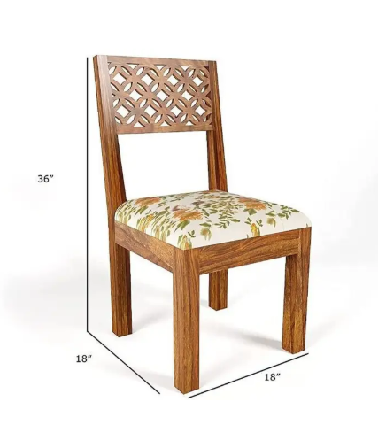 Custom Decor Solid Wood 4 Seater Dining Set (Finish Color -Honey Finish, DIY(Do-It-Yourself))