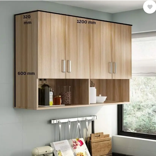 Spyder Craft Matte Finish Wall Mounted Kitchen , Bathroom , Office File Cabinet Multi Purpose Engineered Wood Kitchen Cabinet (Finish Color - Oak, DIY(Do-It-Yourself))