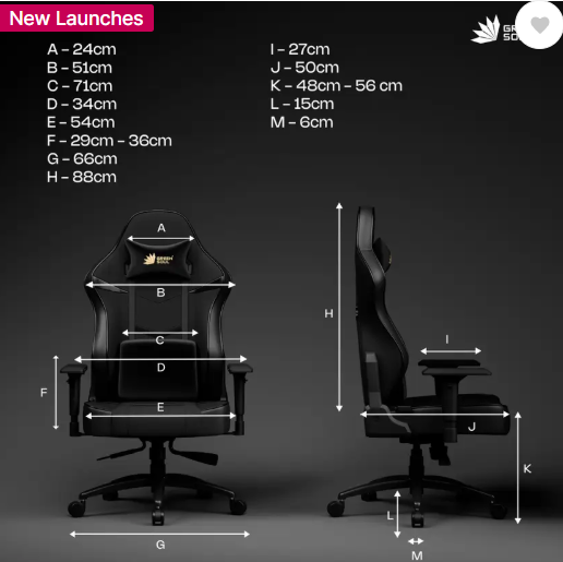 GREEN SOUL Monster Ult. (S) Multi-Functional Ergonomic Chair|Gaming & WFH|Supreme Comfort Gaming Chair  (Black)