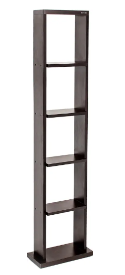 BLUEWUD Walten Engineered Wood Open Book Shelf  (Finish Color - Wenge, DIY(Do-It-Yourself))