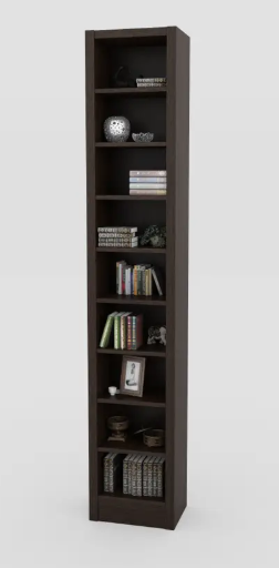Flipkart Perfect Homes Tolkien Engineered Wood Open Book Shelf  (Finish Color - Dark Wenge, Knock Down)
