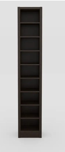 Flipkart Perfect Homes Tolkien Engineered Wood Open Book Shelf  (Finish Color - Dark Wenge, Knock Down)