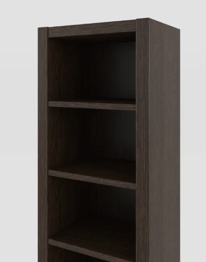 Flipkart Perfect Homes Tolkien Engineered Wood Open Book Shelf  (Finish Color - Dark Wenge, Knock Down)
