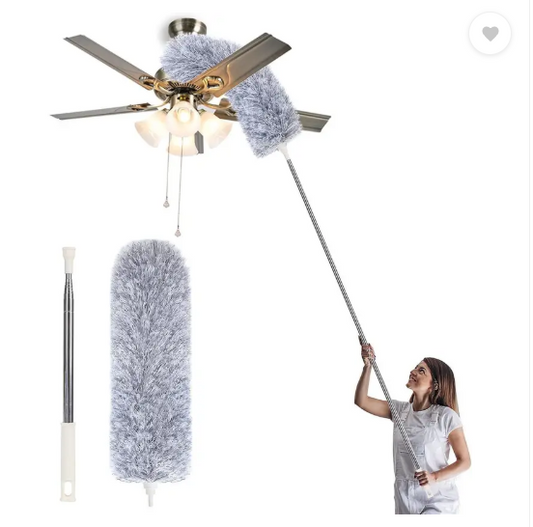 JHWOQU Bendable & Extendable Fan Cleaning Duster Cleaning Wipe