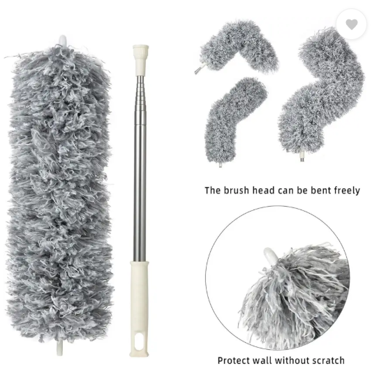 JHWOQU Bendable & Extendable Fan Cleaning Duster Cleaning Wipe