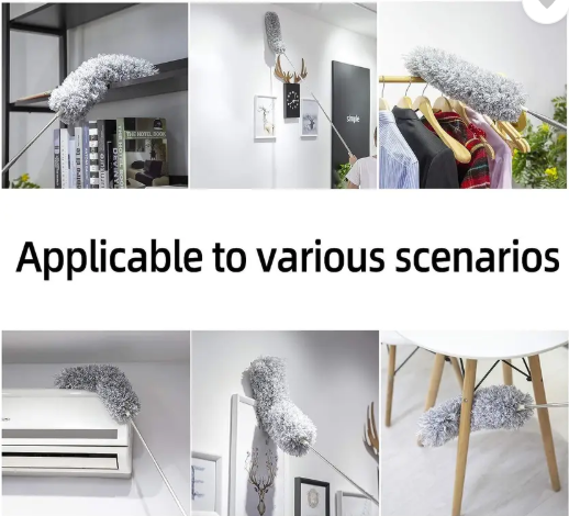JHWOQU Bendable & Extendable Fan Cleaning Duster Cleaning Wipe