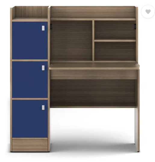 SPACEWOOD Engineered Wood Study Table (Free Standing, Finish Color - DOUGLAS LARCH, Knock Down)