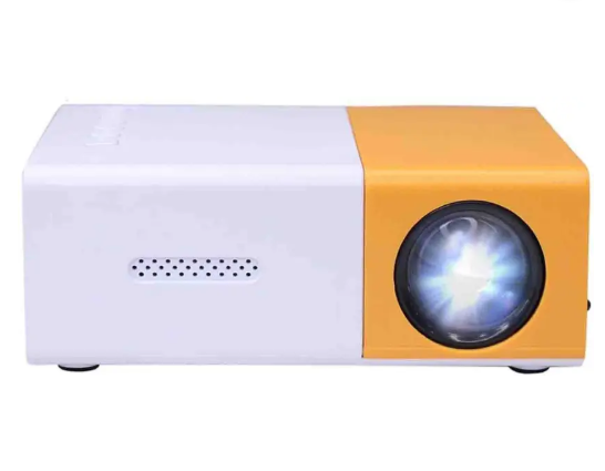 Hespa LED Mini Projector For Home Theatre (3000 lm / Remote Controller) Portable Projector  (Yellow)