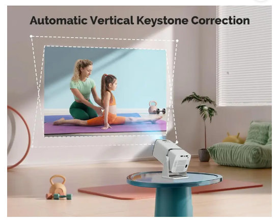 WZATCO Yuva Go, Android 13.0, Rotatable Design, Support 1080P, Auto Keystone (8400 lm / 1 Speaker / Remote Controller) Projector  (White)