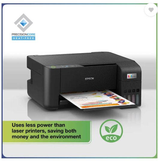Epson L3210 Multi-function Color Ink Tank Printer (4 Ink Bottles Included)