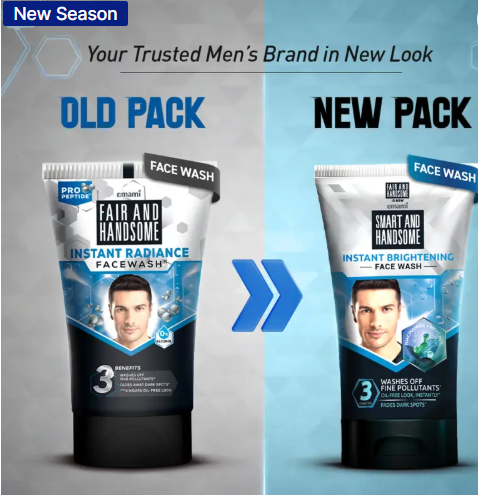 Smart & Handsome Instant Brightening |Washes off Fine Pollutants|150GM Each Face Wash  (300 g)