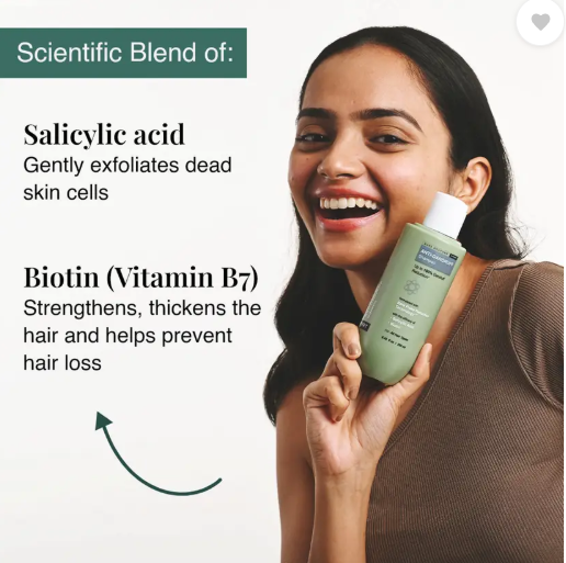 BARE ANATOMY Anti-Dandruff Shampoo - Strengthens Hair with Salicylic Acid & Biotin  (250 ml)