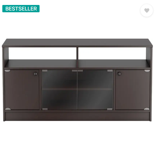 Flipkart Perfect Homes Phonox Engineered Wood TV Entertainment Unit (Finish Color - Dark Wenge, Knock Down)