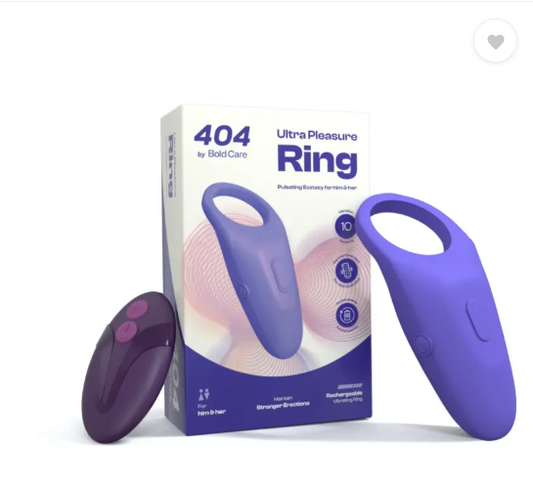Bold Care Ultra Pleasure Ring | Rechargeable | Vibrating Ring for Him & Her Massager  (Blue)
