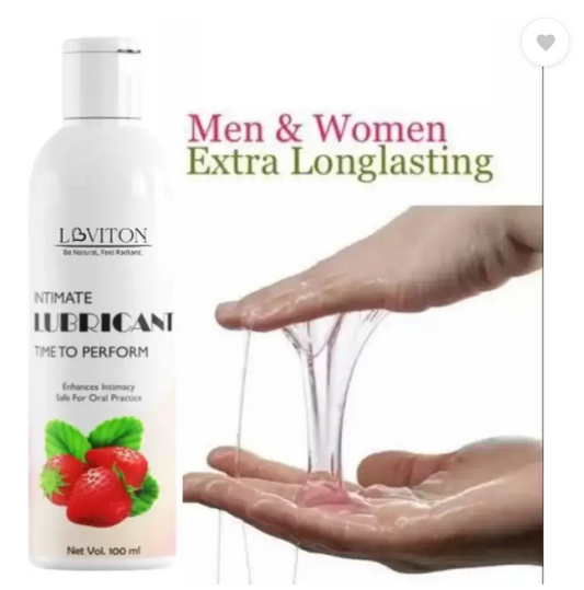 loviton Lube - Strawberry Flavoured Lubricant Lubricant  (100 ml)