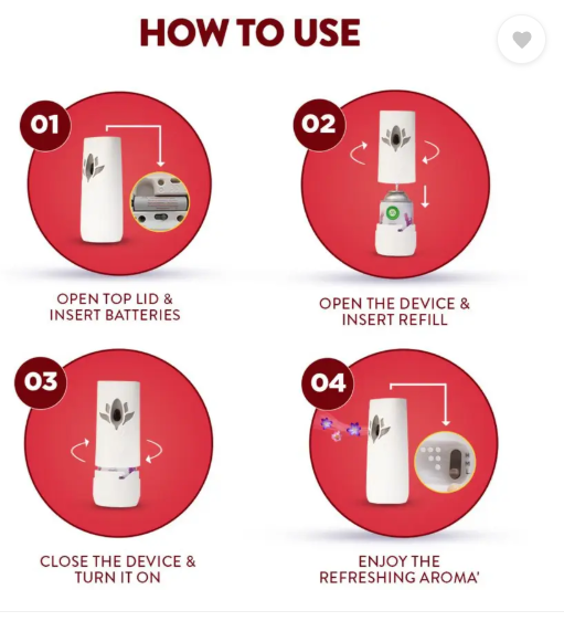 Airwick Rose & Saffron (Suitable for Home) Refill Rose & Saffron (Suitable for Home) Refill (250 ml)