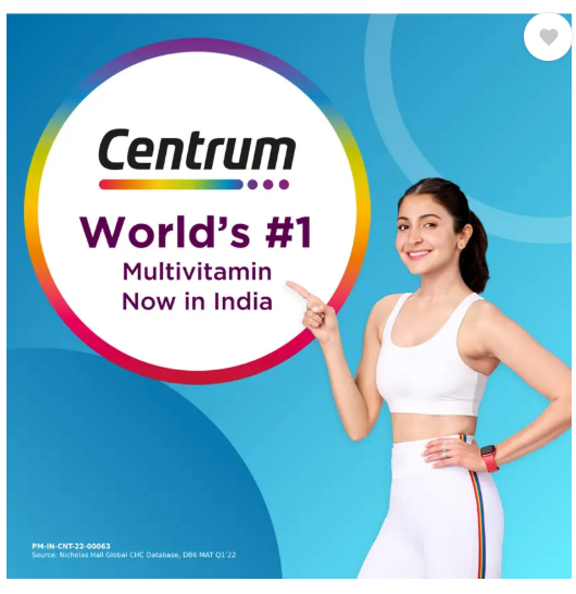 Centrum Men|Supports Overall Health (Veg) | World's No.1 Multivitamin (30 Tablets)