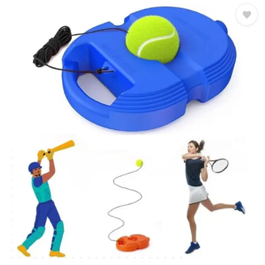GRYPP Cricket & Tennis Training Set – Solo Rebound Ball Trainer with High-Density Tennis Kit