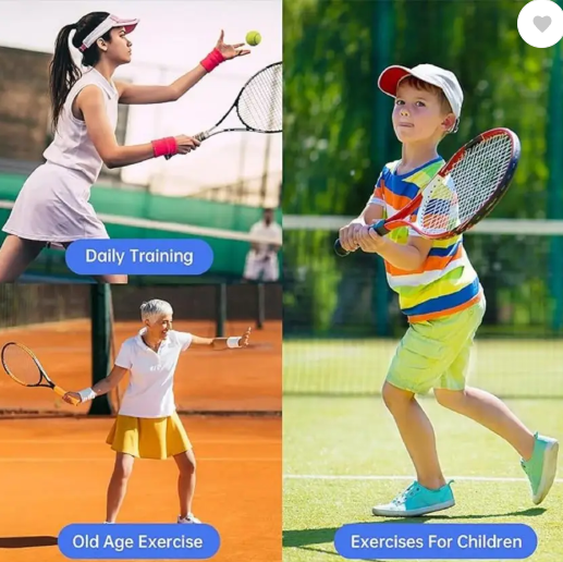 GRYPP Cricket & Tennis Training Set – Solo Rebound Ball Trainer with High-Density Tennis Kit