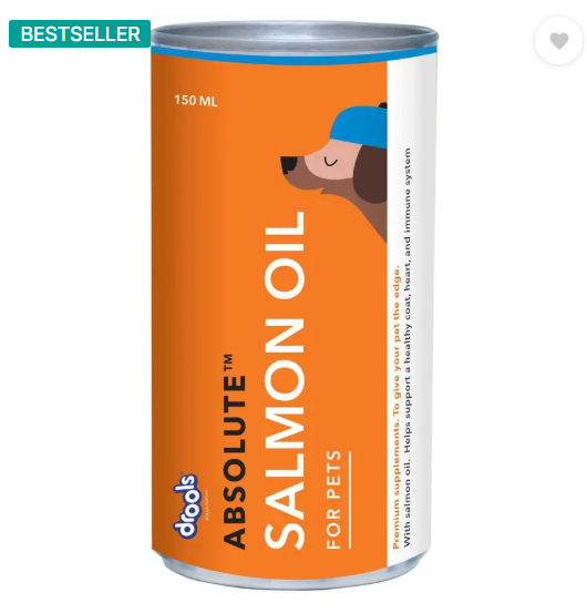 Drools Salmon Oil Syrup Pet Health Supplements  (150 ml)