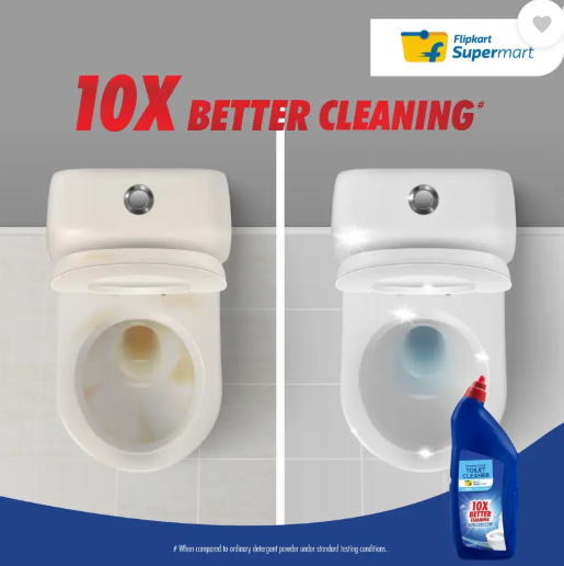 Flipkart Supermart Disinfectant Original Liquid Toilet Cleaner  (3 x 1000 ml)