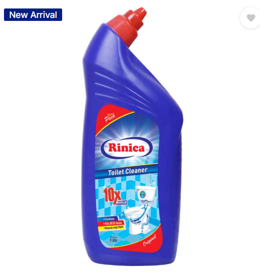 Rinica Toilet cleaner Liquid Detergent Dish wash (1 Ltr x 3 Combo Pack) Lemon Liquid Toilet Cleaner  (3 x 1000 ml)
