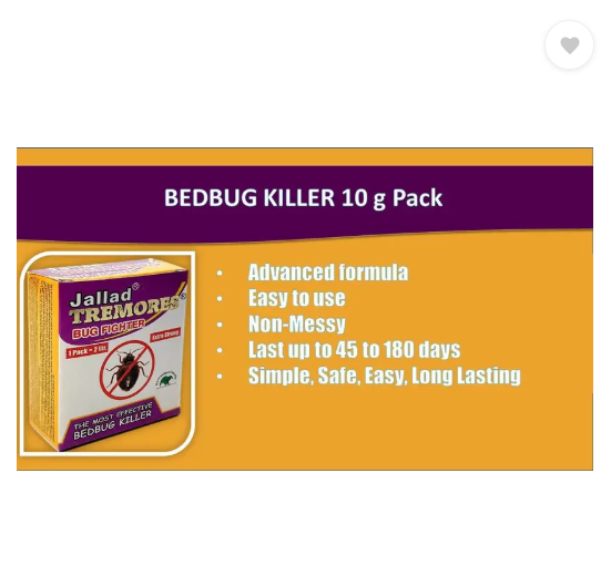 Jallad TREMORES BUG FIGHTER Bed Bug Killer - Pest Control 30 gms (Pack of Three) (3 x 10 g)