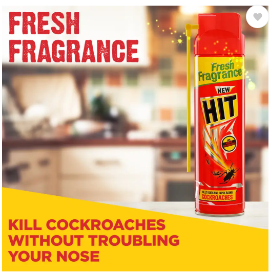 Hit Cockroach Killer Spray (Fresh Fragrance) (200 ml)
