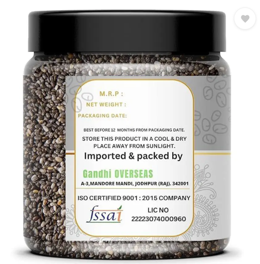 AFGHANI FARM Chia Seeds | Healthy food for eating diet snacks for weight loss. Chia Seeds  (250 g)
