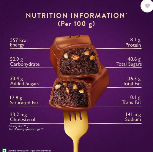 Cadbury Dairy Milk Silk Desserts Brownie Chocolate Bars  (3 x 140 g)