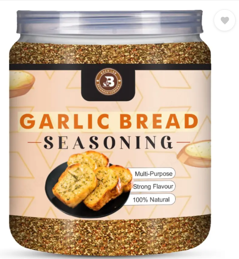 Brew Lab Garlic Bread Seasoning | For Toast, Salad, Paneer, Wraps, Sandwiches, Fries  (500 g)