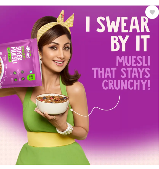 ALPINO Super Chocolate Muesli Nuts & Cookies 400g Pouch  (400 g)