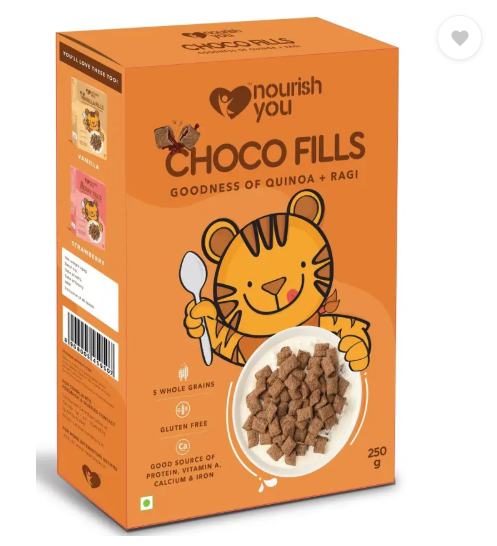Nourish You by Nourish you Choco Fills | Goodness of Quinoa and Ragi Box  (250 g)
