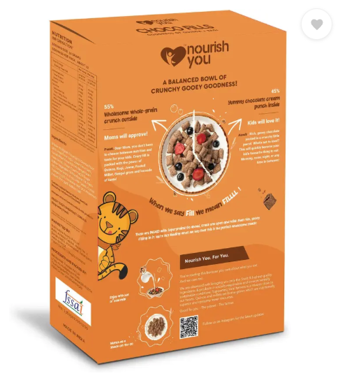 Nourish You by Nourish you Choco Fills | Goodness of Quinoa and Ragi Box  (250 g)